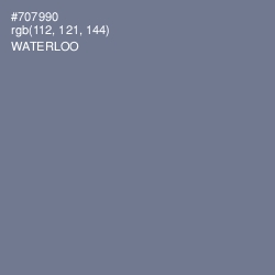 #707990 - Waterloo  Color Image
